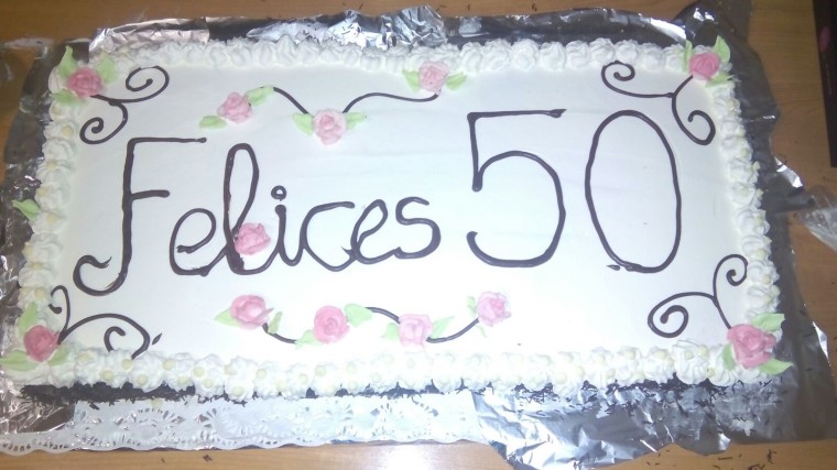 tarta 50 años